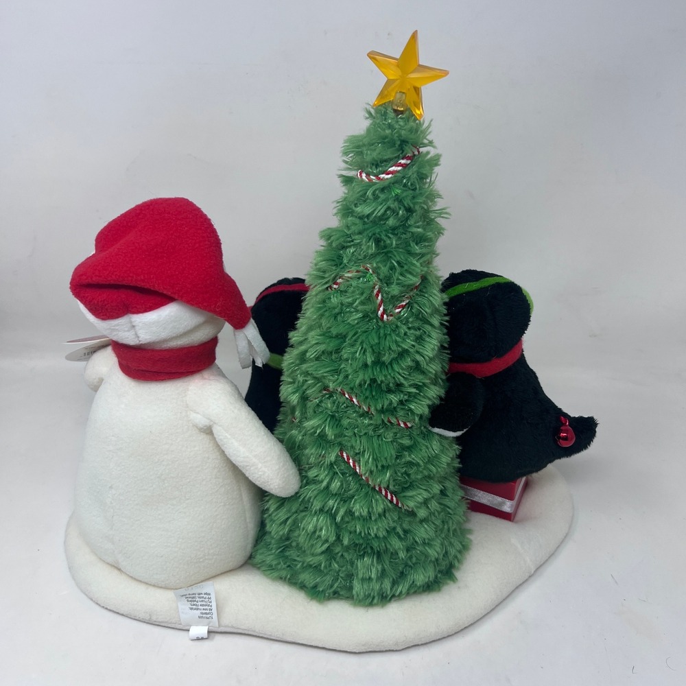 Hallmark Very Merry Trio Snowman Penguins Christmas Tree Musical Animated w/ tag - Picture 8 of 9
